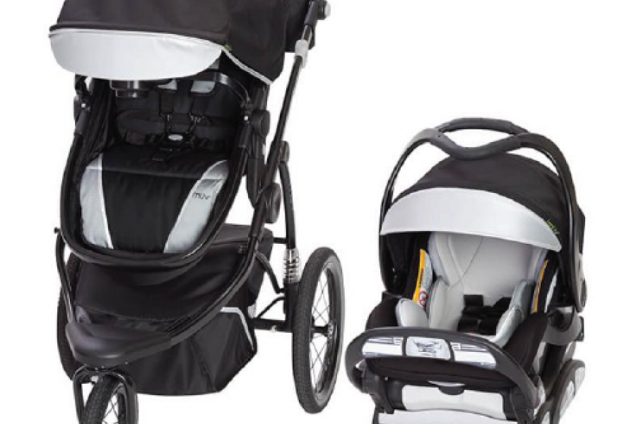 عربة لحمل الاطفال مع مقعد للسيارة 6 في 1 من بيبي تريند